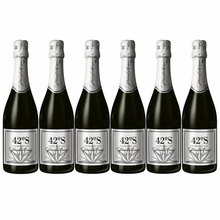 42 Degrees South Sparkling NV 750ml — 6-bottle arrangement (illustrative)