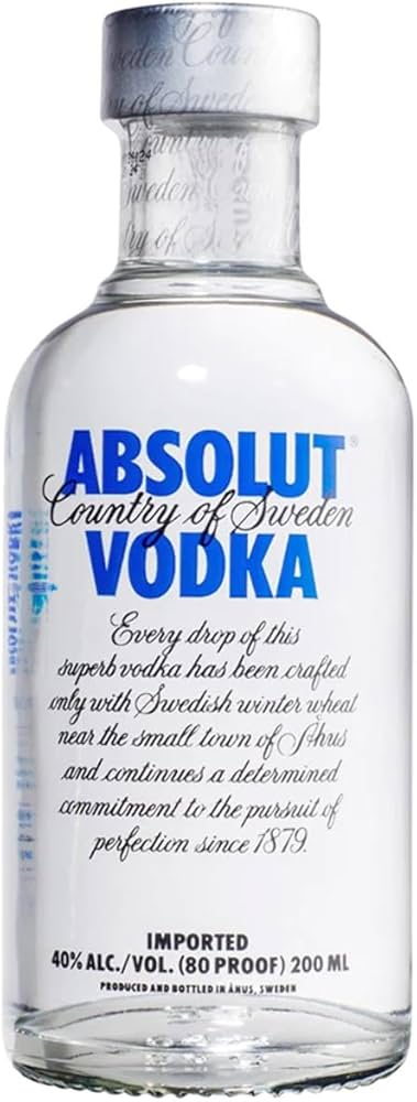 Absolut Vodka 6 x 200 mL