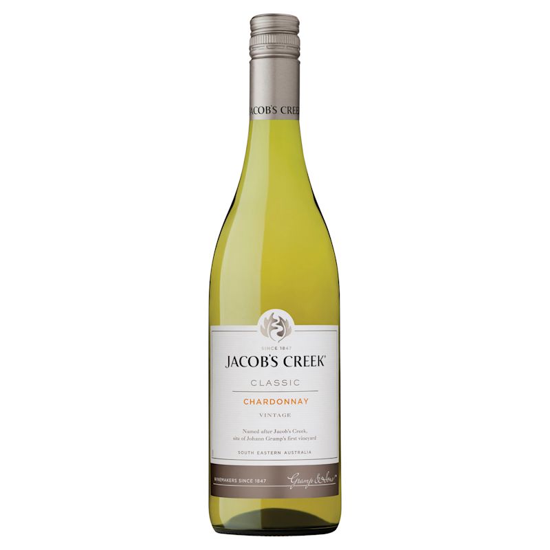 Jacobs Creek Classic Chardonnay 12 x 750 mL