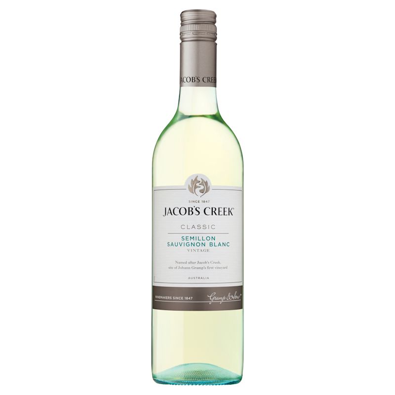 Jacobs Creek Classic Semillon Sauvignon Blanc 12 x 750 mL