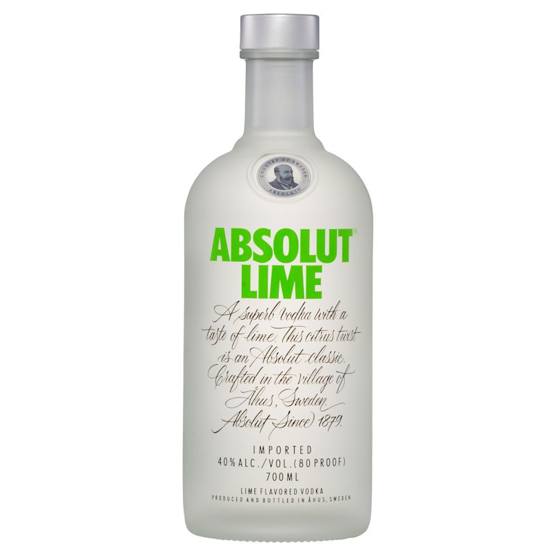 Absolut Lime Vodka 6 x 700 mL