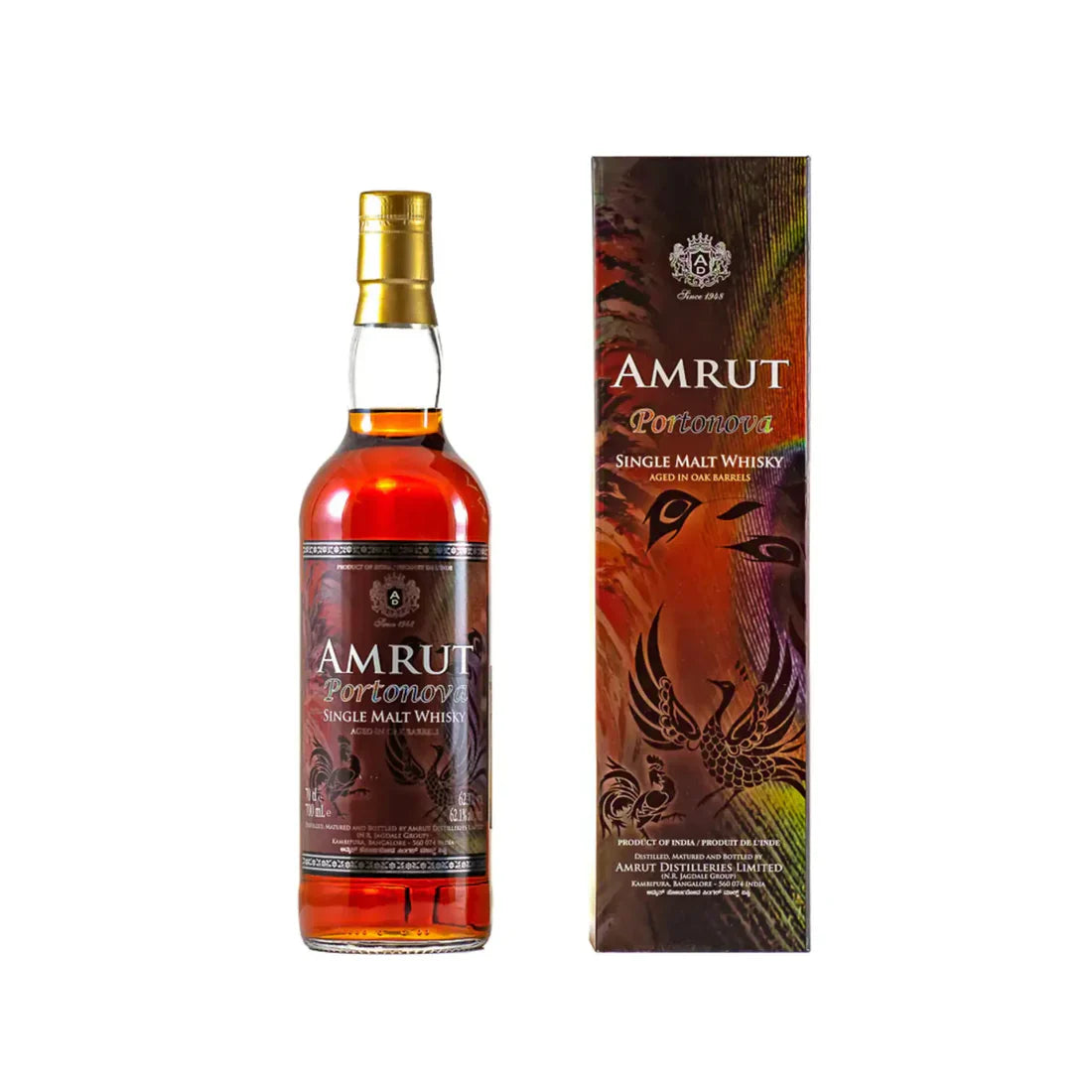 Amrut Portonova Indian Single Malt Whisky 700ml