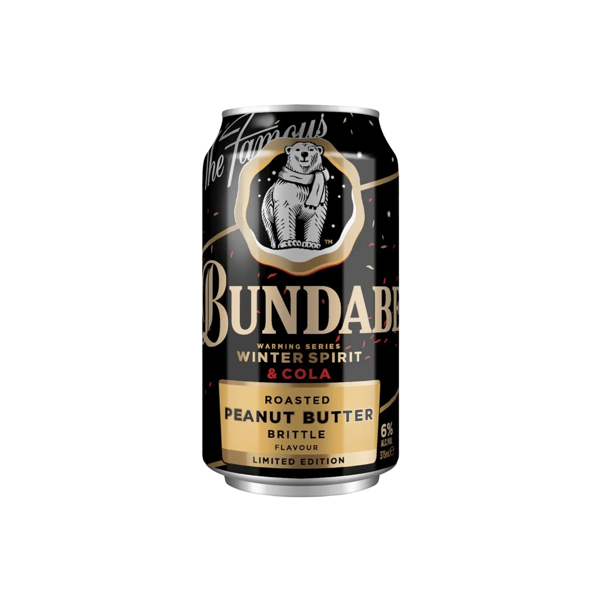 Bundaberg Winter Series Peanut Butter Brittle & Cola 6% Cans 375ml