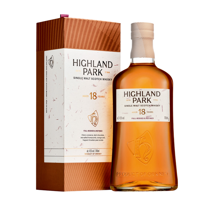 Highland Park 18 Year Old Single Malt Scotch Whisky 700ml bottle
