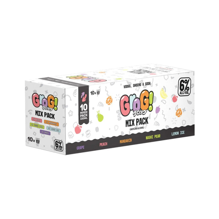 Grog Mixed 10 Pack Cans 330ml