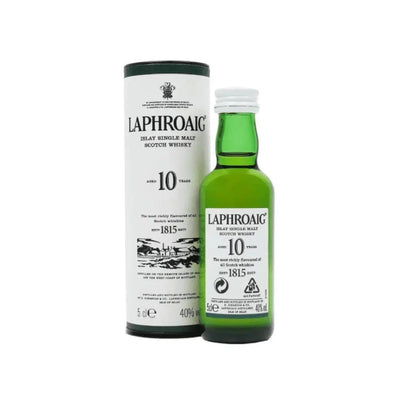 Laphroaig 10 Year Old Single Malt Scotch Whisky Mini 50ml