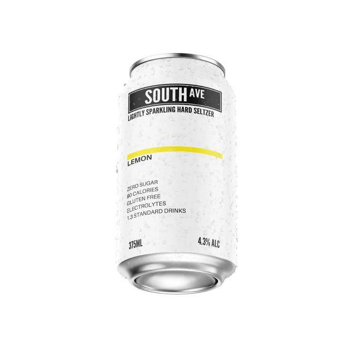 South Ave Seltzer Lemon Can 375mL
