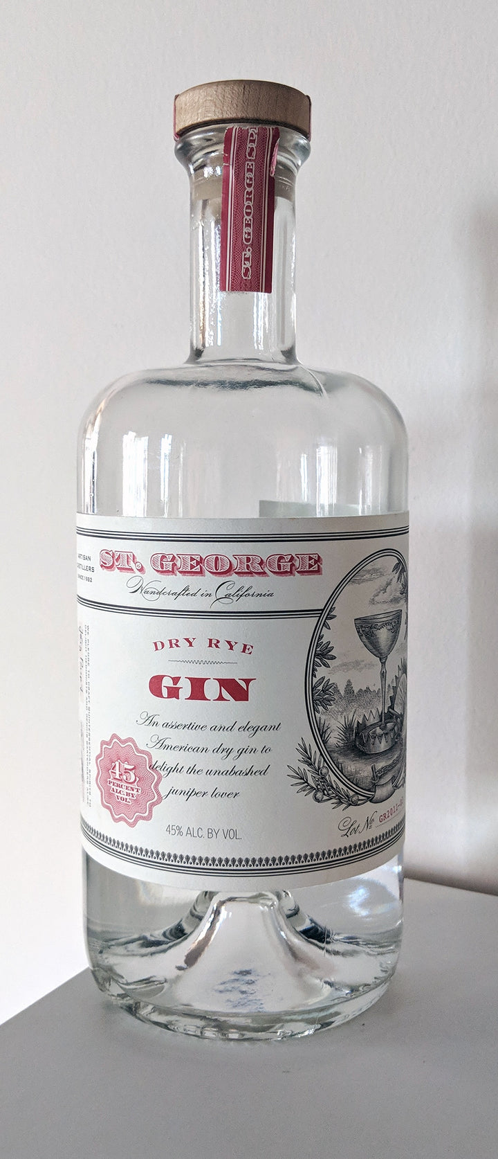 St George Dry Rye Gin 750ml