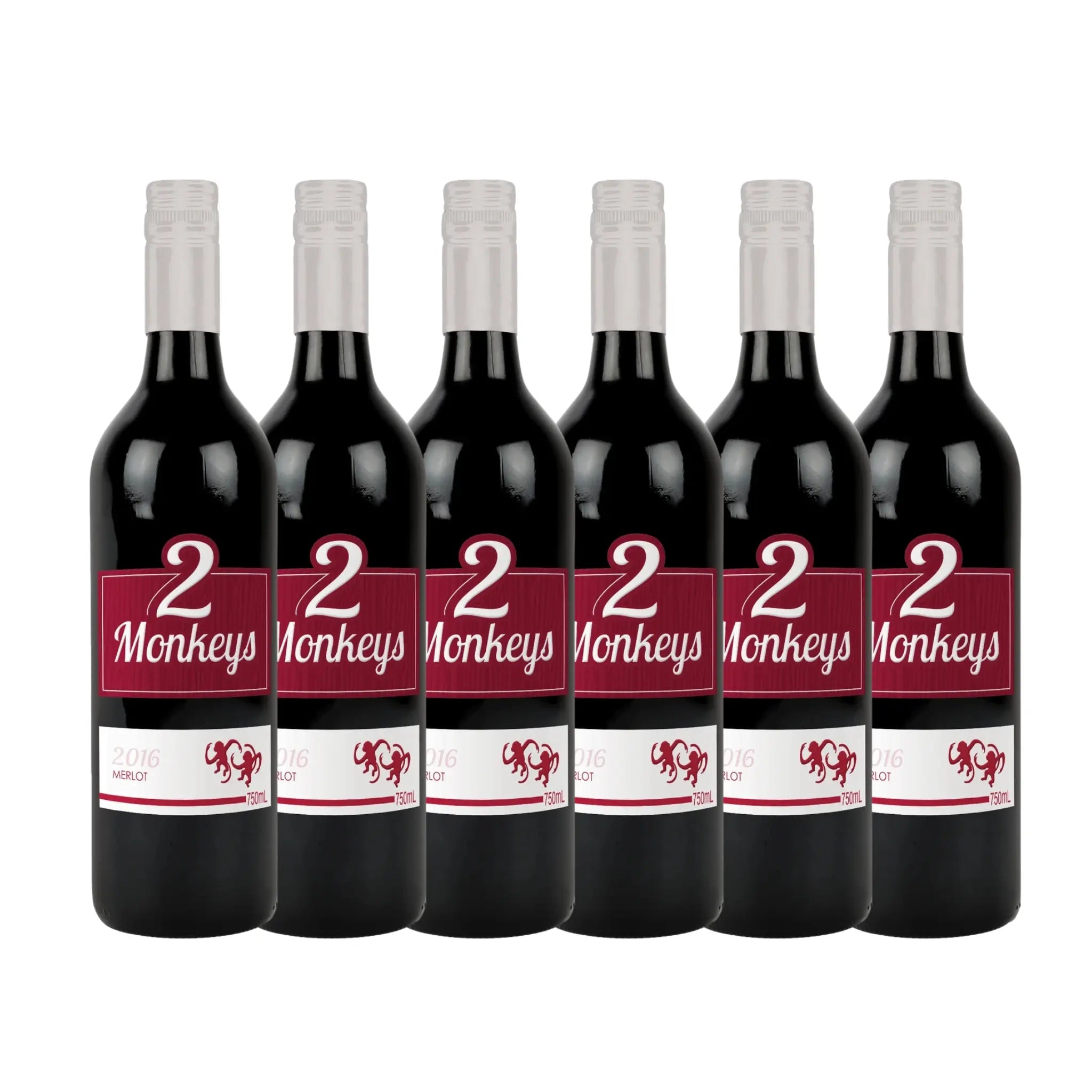 Two Monkeys Merlot 750ml