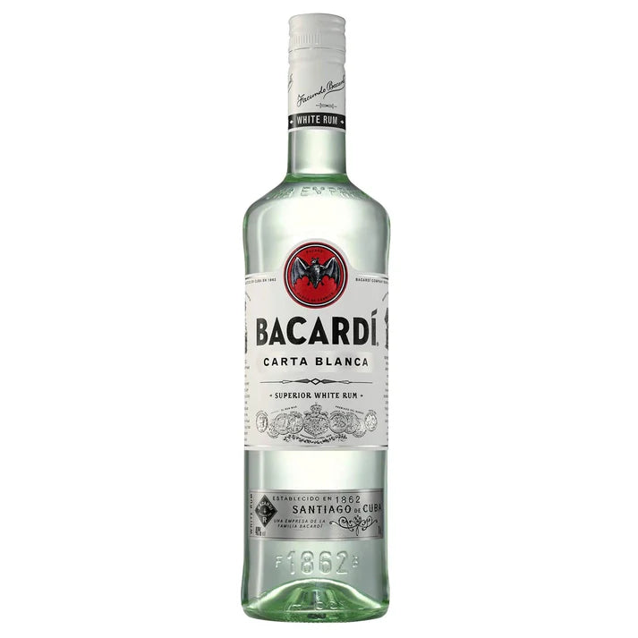 Bacardi Carta Blanca Rum 700mL