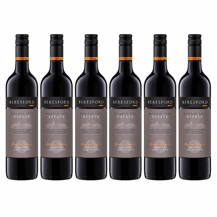 Beresford Estate Cabernet Sauvignon 750ML  — 6-bottle arrangement (illustrative)