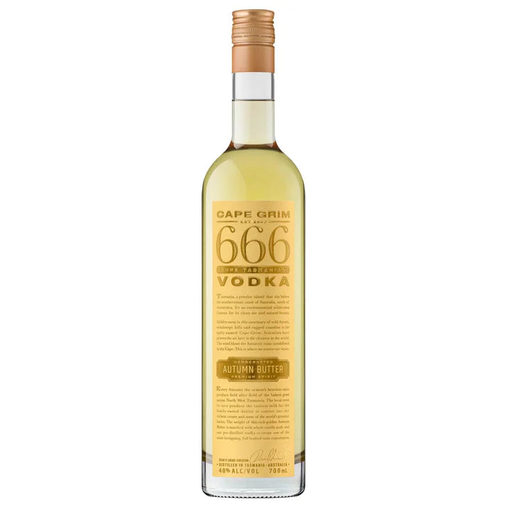 Cape Grim 666 Autumn Butter Vodka 700mL