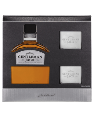 Gentleman Jack Tennessee Whiskey 700mL and 2 Glass Gift Pack