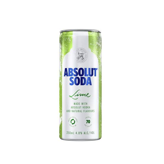ABSOLUT LIME SODA 30PK C250ML