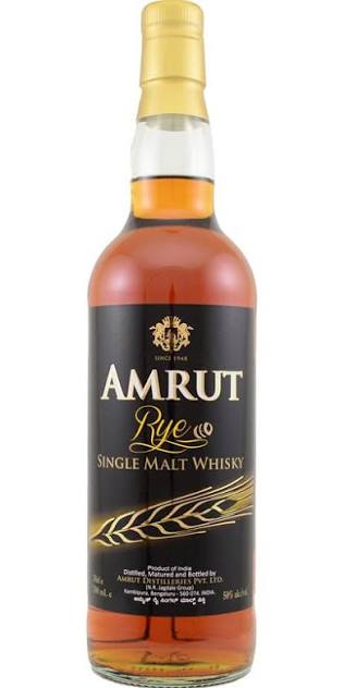 Amrut Rye Single Malt Indian Whisky 700ml