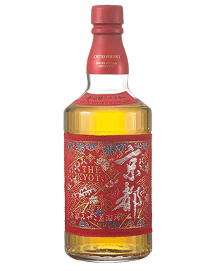 Kyoto Nishijin Ori Red Belt Blended Whisky 700ml single 700ml bottle front view