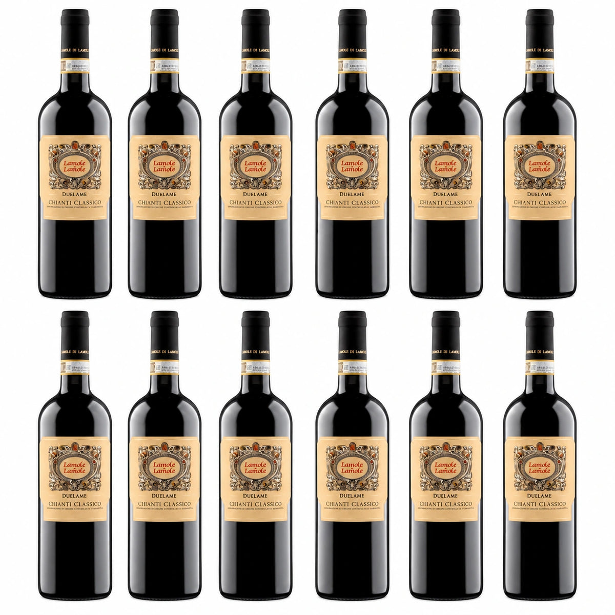 Lamole di Lamole Duelame Chianti Classico DOCG 2024 750ml — 12-bottle arrangement (illustrative)