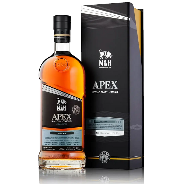 M&H Apex Dead Sea Single Malt Whisky 700ml