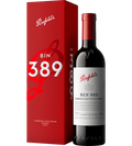 Penfolds Bin 389 Cabernet Shiraz 2024 standard gift box and bottle
