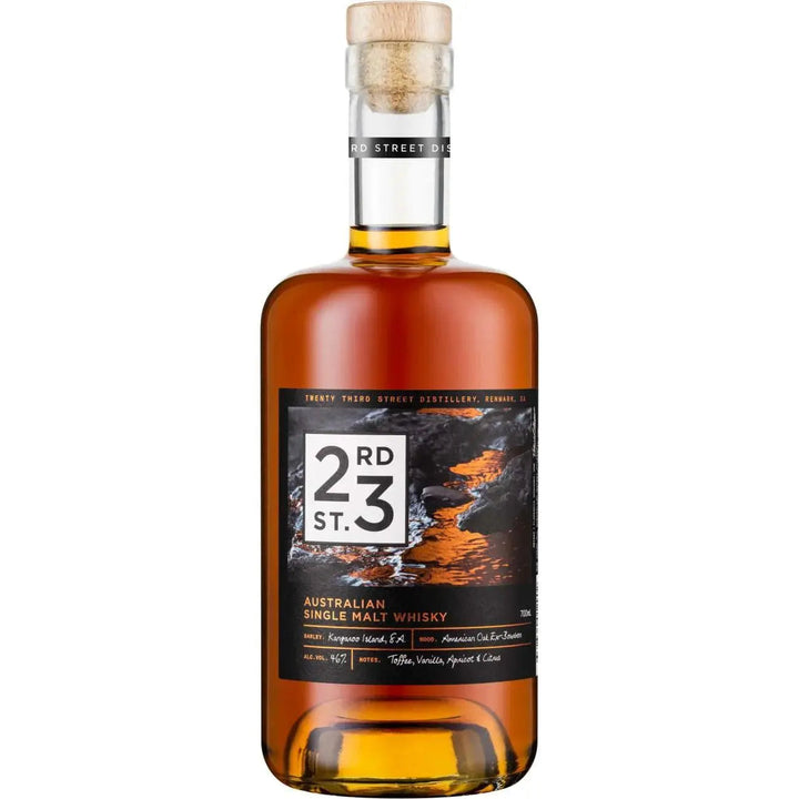 23rd Street Distillery Single Malt Australian Whisky 700ml bottle