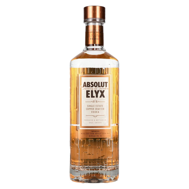 Absolut Elyx Vodka 3L bottle with copper cap