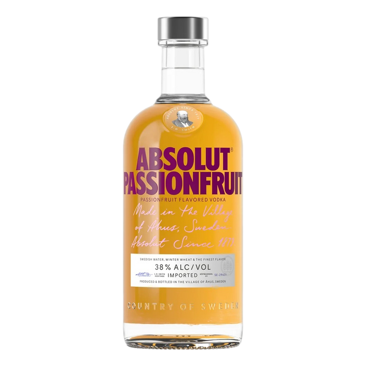 Absolut Passionfruit Vodka 700ml bottle, 38% ABV