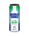 Absolut Vodka and Sprite Zero Sugar 5% 330ml can, sold as six four-packs