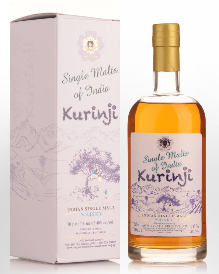 Amrut Kurinji Single Malts of India Whisky 700ml bottle and box