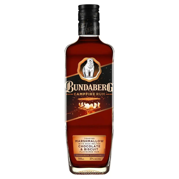 Bundaberg Campfire Rum Toasted Marshmallow, Melted Chocolate & Biscuit 700ml bottle