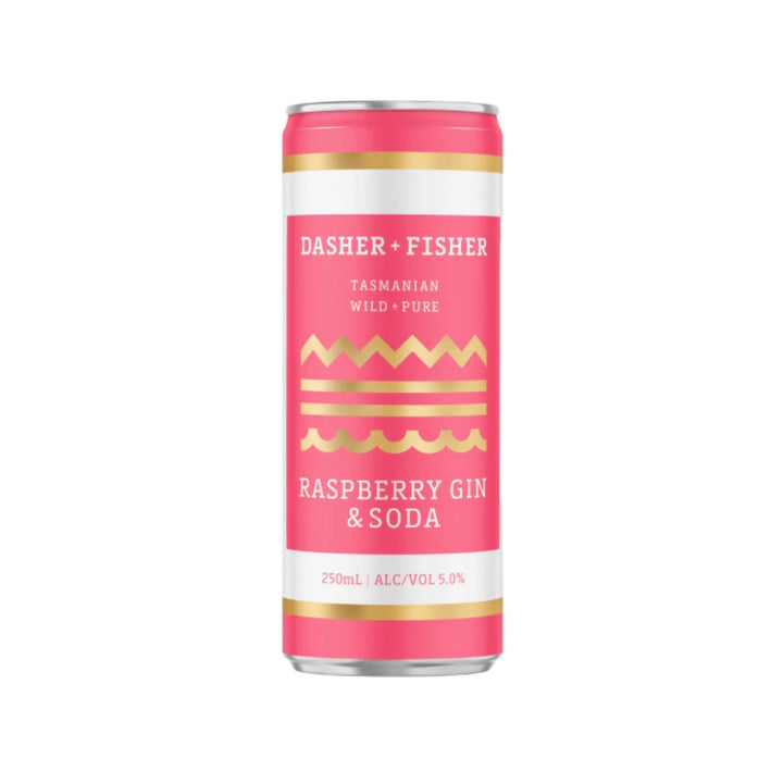 Dasher & Fisher Raspberry Gin & Soda 250ml