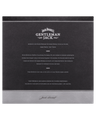 Gentleman Jack Tennessee Whiskey 700ml and two-glass gift pack back of packaging
