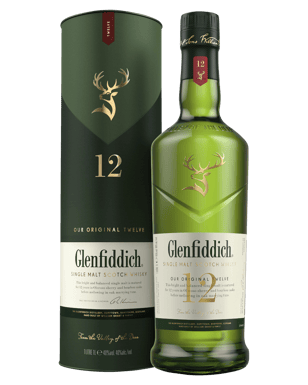 Glenfiddich 12 Year Old Single Malt Scotch Whisky 1L