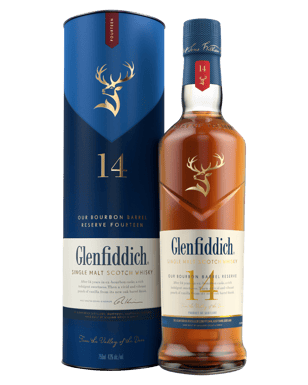 Glenfiddich 14 Year Old Bourbon Barrel Reserve Single Malt Scotch Whisky 700ml