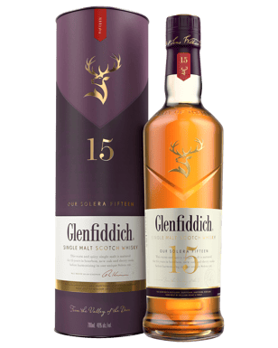 Glenfiddich 15 Year Old Solera Single Malt Scotch Whisky 700ml