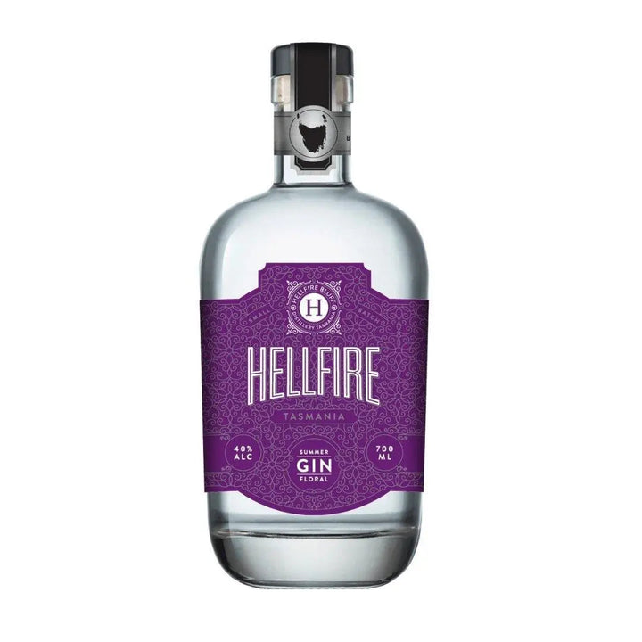 Hellfire Bluff Distillery Summer Floral Gin 700ml bottle