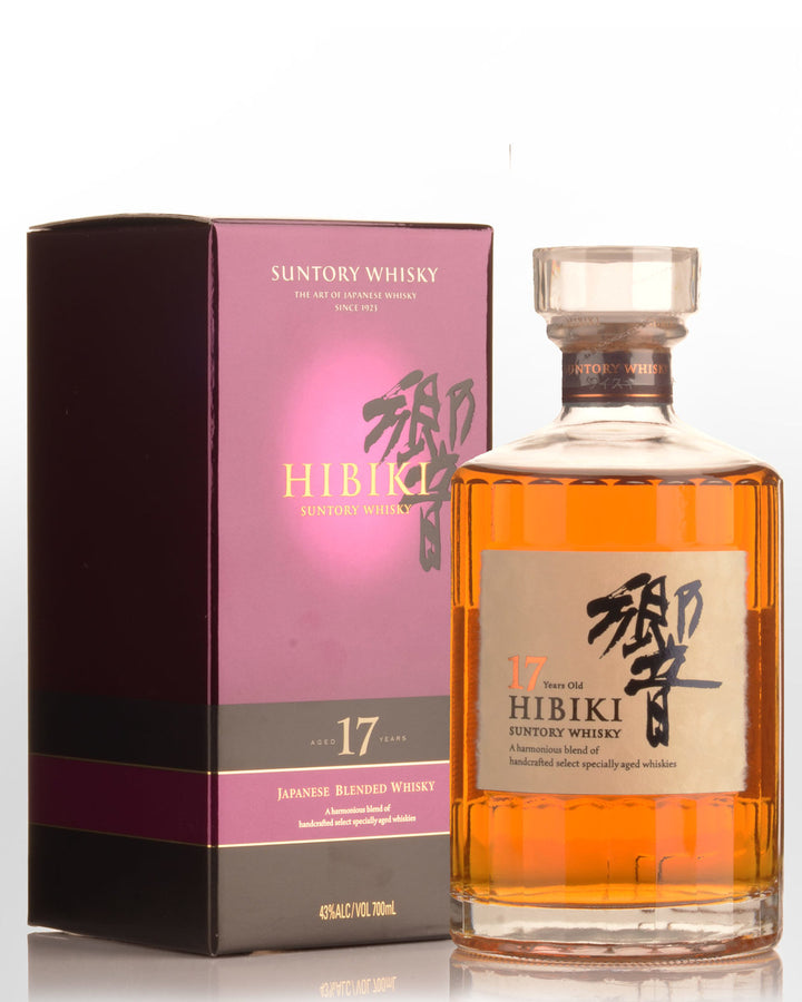 Hibiki 17 Year Old Blended Japanese Whisky 700ml bottle and box
