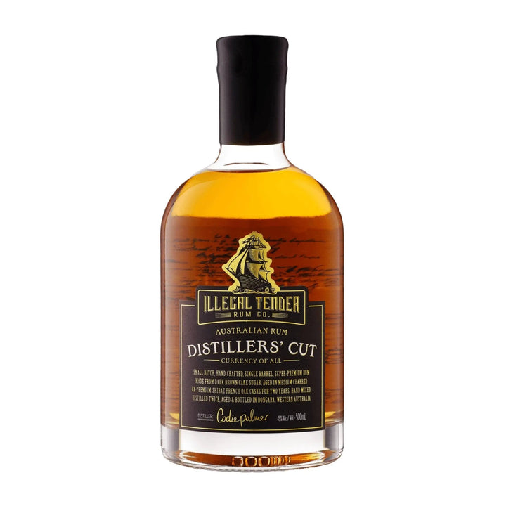 Illegal Tender Rum Co Distillers Cut Rum 500ml bottle