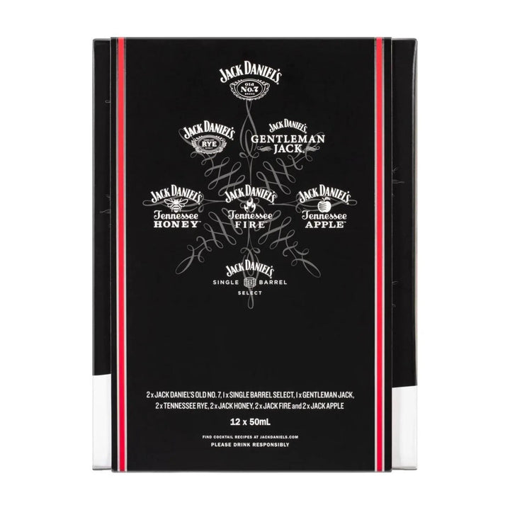 Jack Daniel's Tennessee Whiskey 12 Day Calendar 12 X 50ml