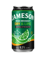 Jameson Irish Whiskey Dry and Lime 6.3% 375ml can, sold as twelve cans