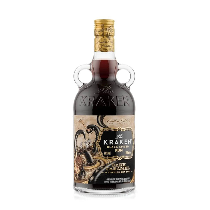 Kraken Black Dark Caramel and Cornish Sea Salt Spiced Rum 700ml bottle