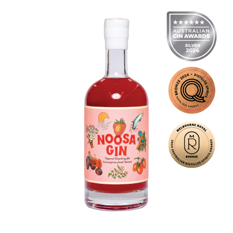 Noosa Strawberry Gin 700ml bottle