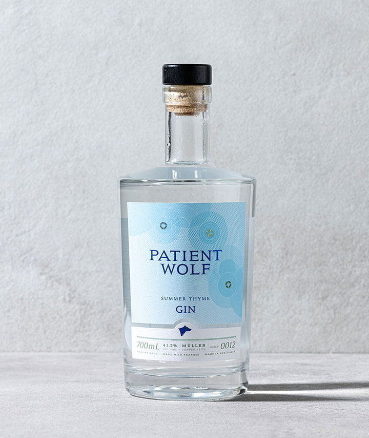 Patient Wolf Summer Thyme Gin 700ml bottle