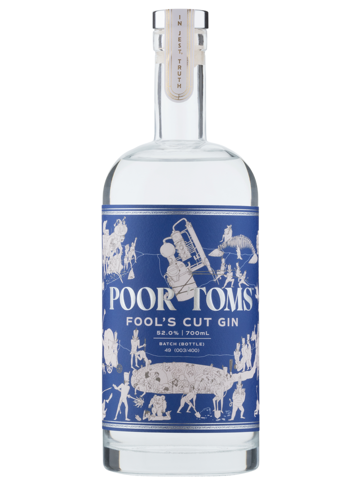 Poor Toms Fools Cut Gin 700ml bottle