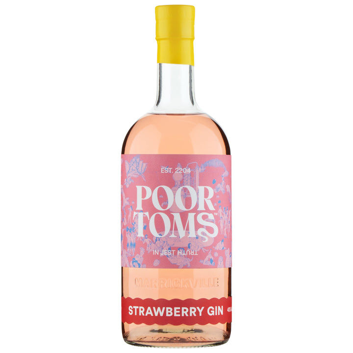 Poor Toms Strawberry Gin 700ml bottle