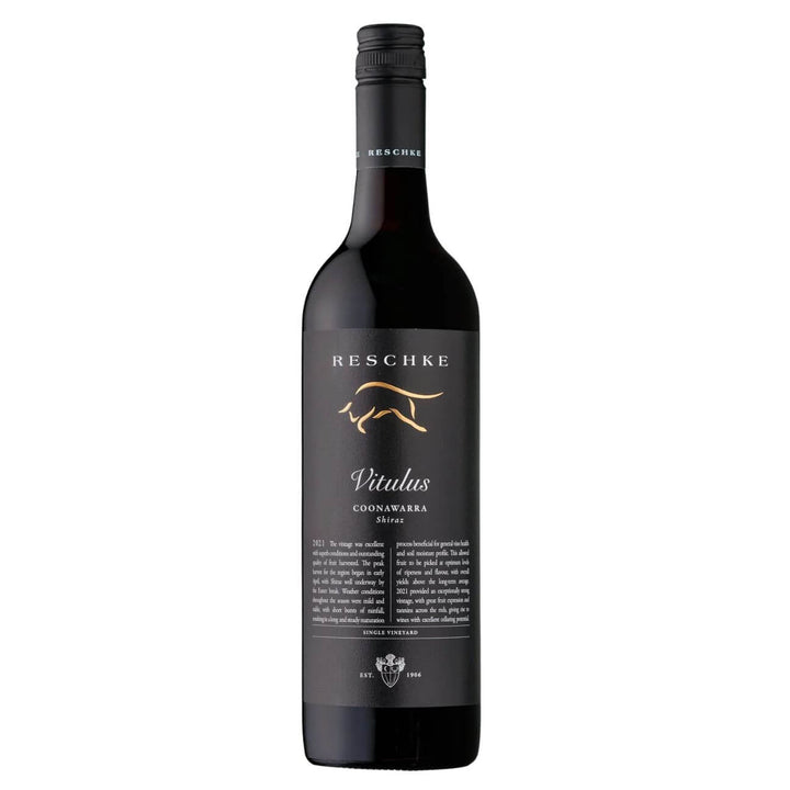 Reschke Vitulus 2021 Coonawarra Shiraz red wine 750ml bottle
