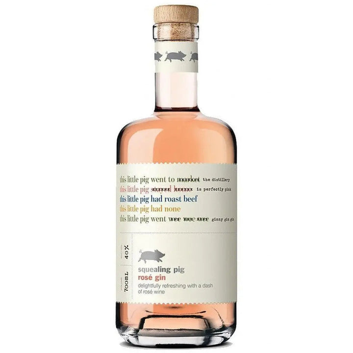 Squealing Pig Rose Gin 700ml bottle
