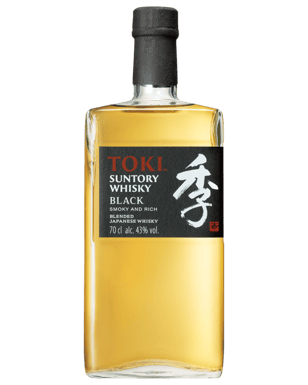 Suntory Toki Black Blended Whisky 700ml single 700ml bottle front view